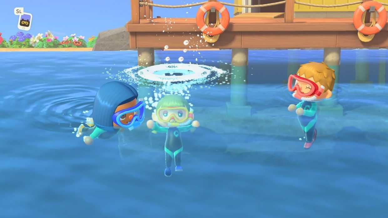 Animal Crossing New Horizons: Préparez-vous à plonger avec un équipement de natation