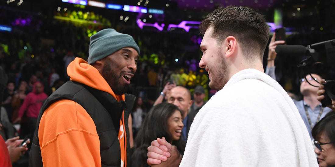 «Je n'oublierais jamais ce jour»: Luka Doncic a partagé sa drôle de rencontre avec Kobe Bryant