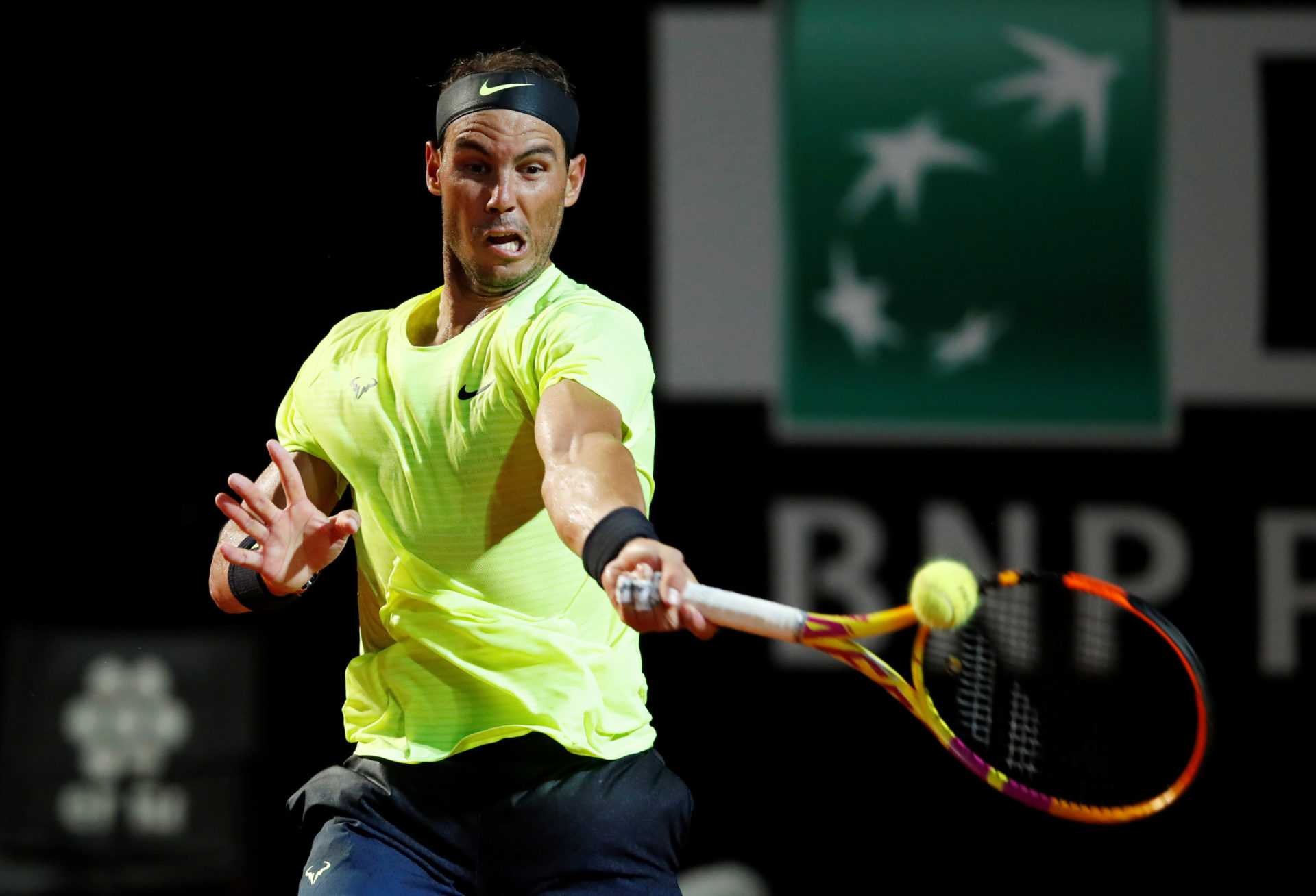 Rafael Nadal à l'Open d'Italie 2020