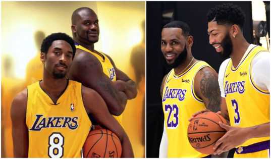 Lebron James et Anthony Davis des Lakers prêts à prendre un autre record de l'héritage de Kobe-Shaq
