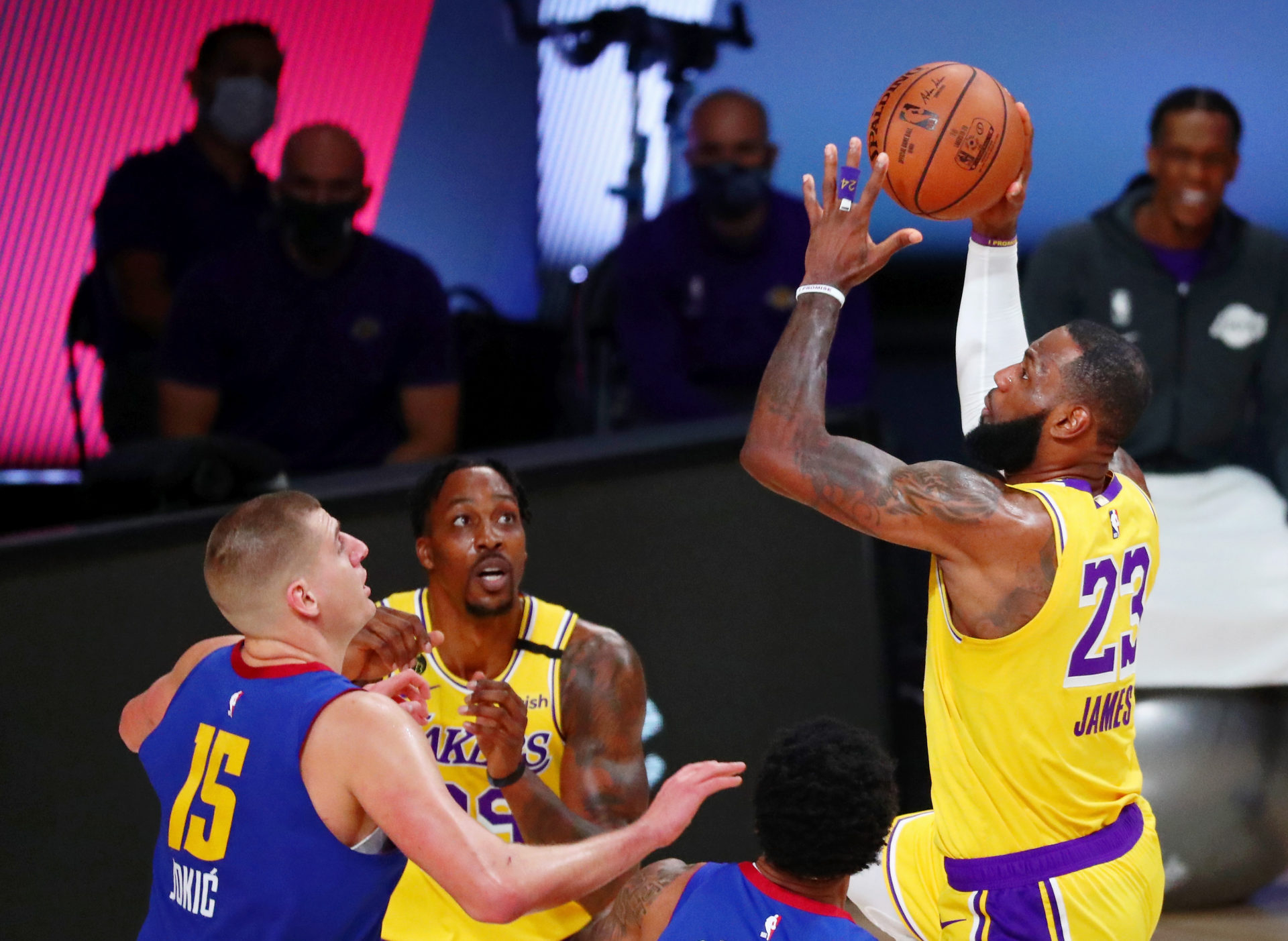 Los Angeles Lakers vs Denver Nuggets: LeBron James