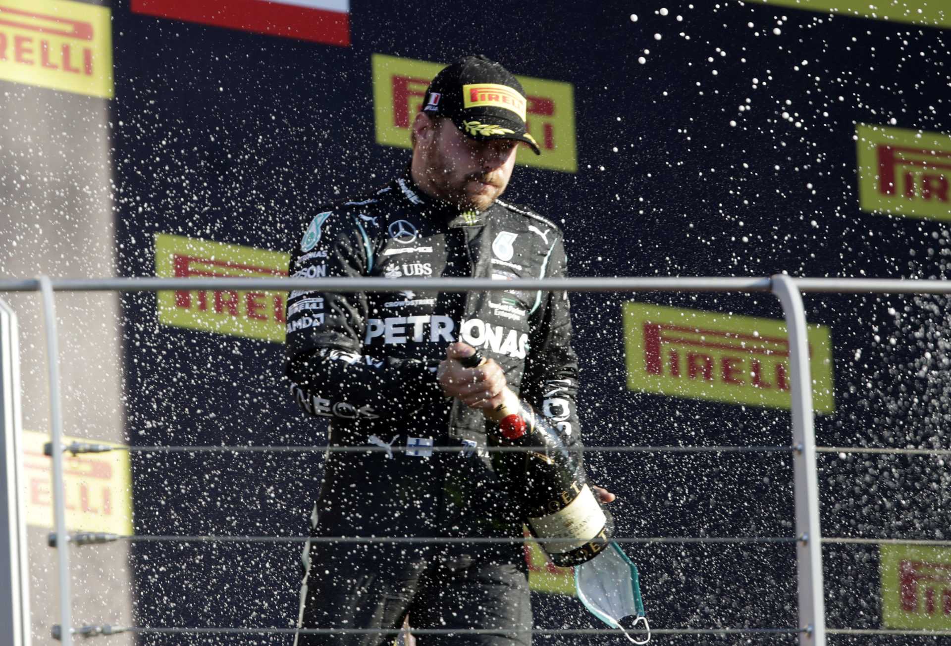 Valtteri Bottas explique sa célébration unique au champagne sur les podiums de F1