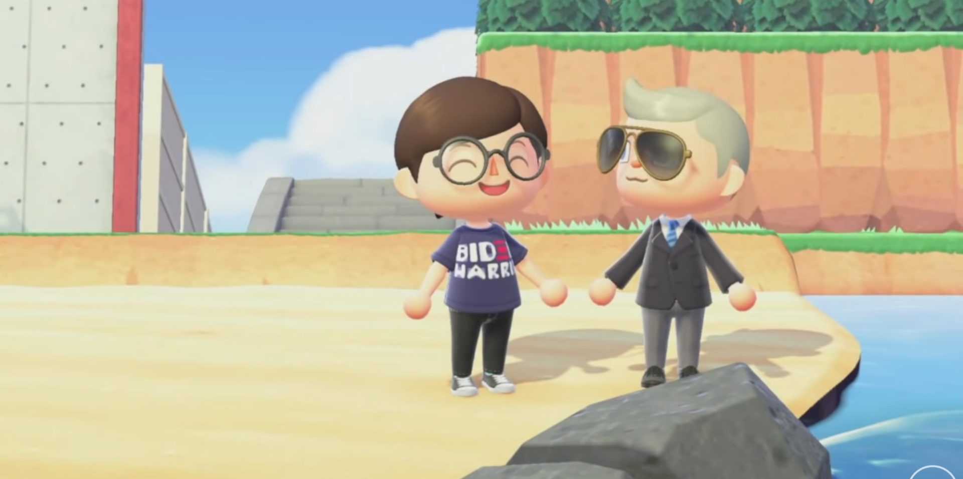 La campagne de Joe Biden arrive avec Animal Crossing officiel: New Horizons Island
