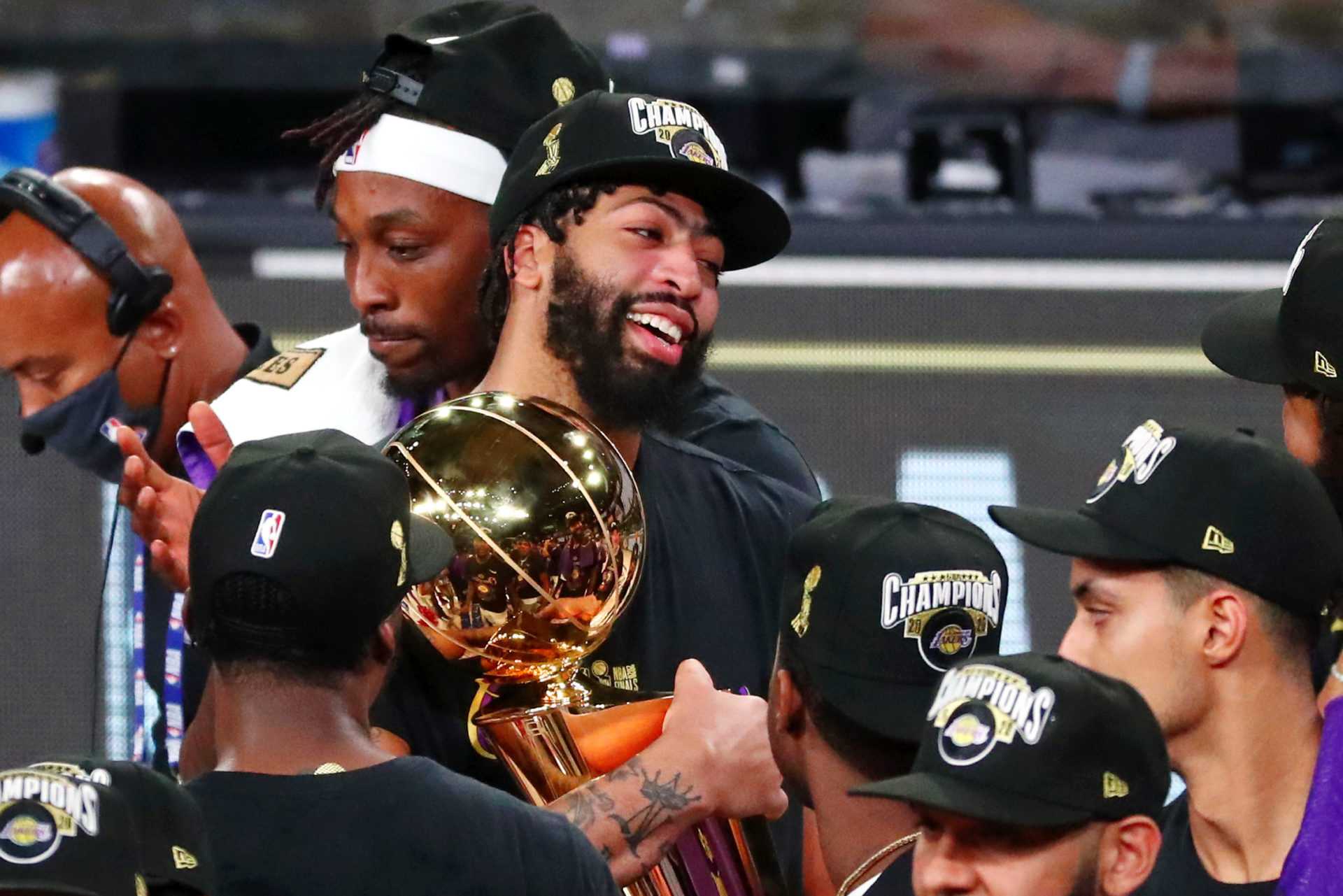 Anthony Davis Made a Surprise Facetime From Inside the Lockeroom After Championship Win