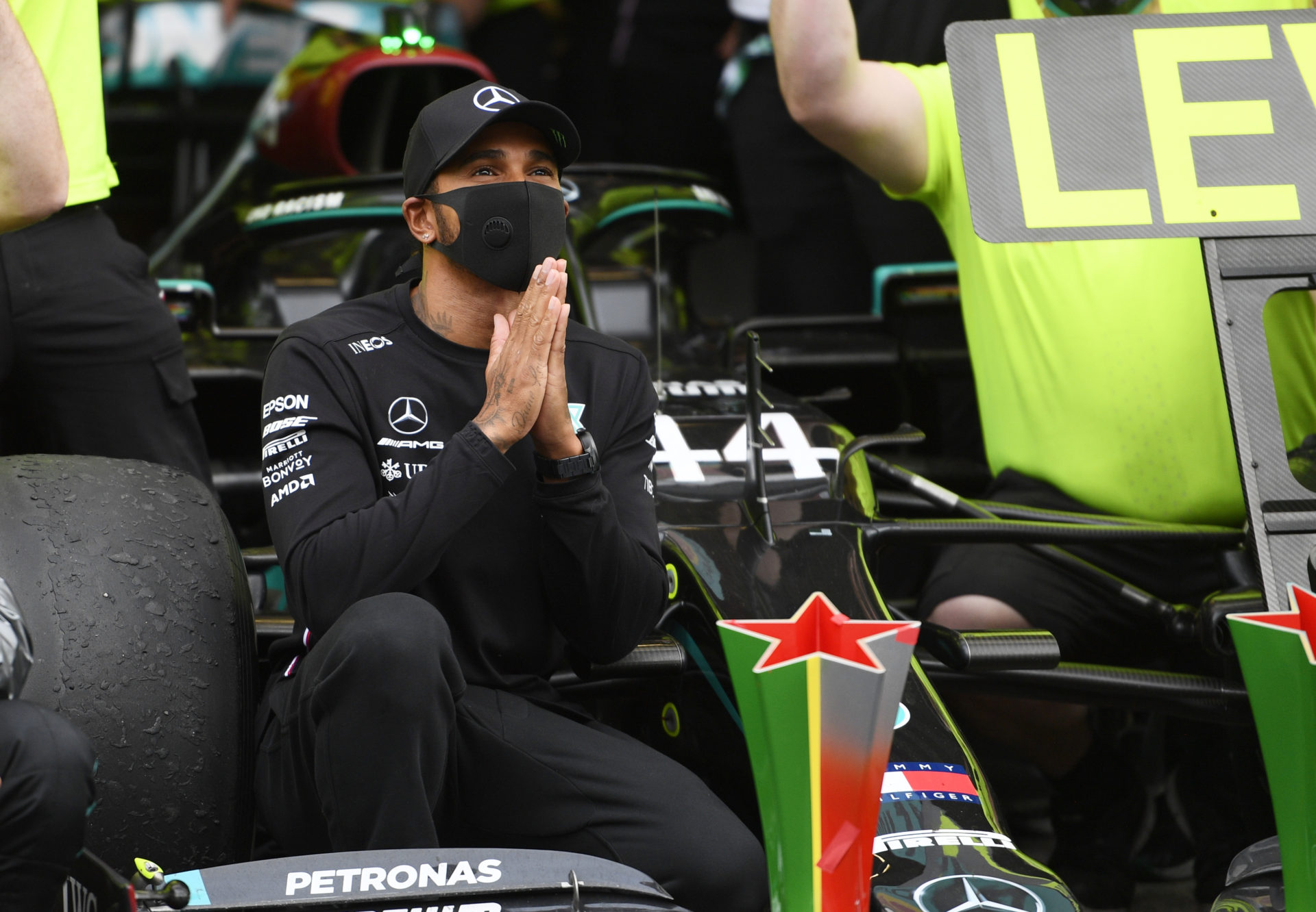 Lewis Hamilton après la course du GP du Portugal