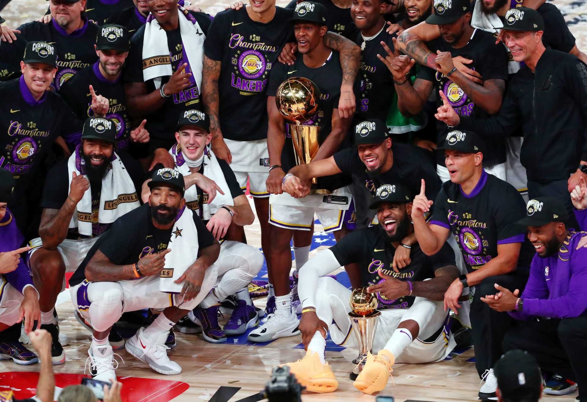 Revisiter certaines des prises les plus froides des champions de la NBA 2020 Los Angeles Lakers