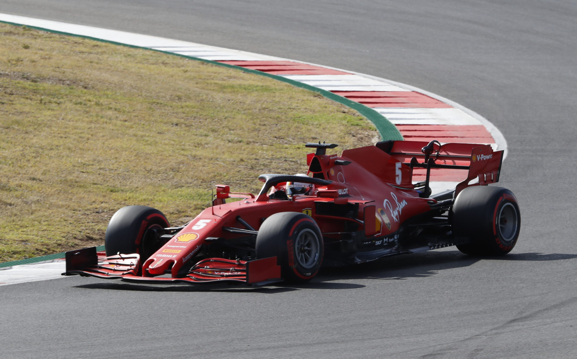 Sebastian Vettel lors des qualifications du GP du Portugal