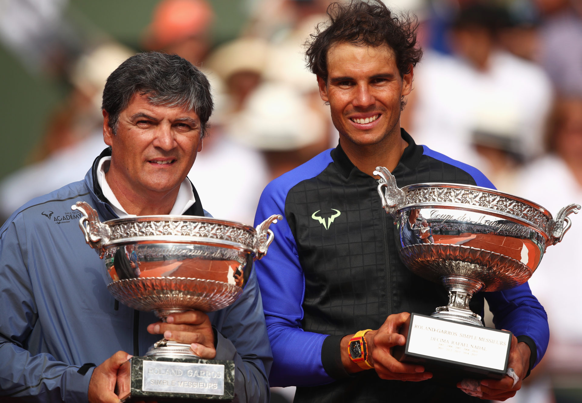 Toni Nadal et Rafael Nadal