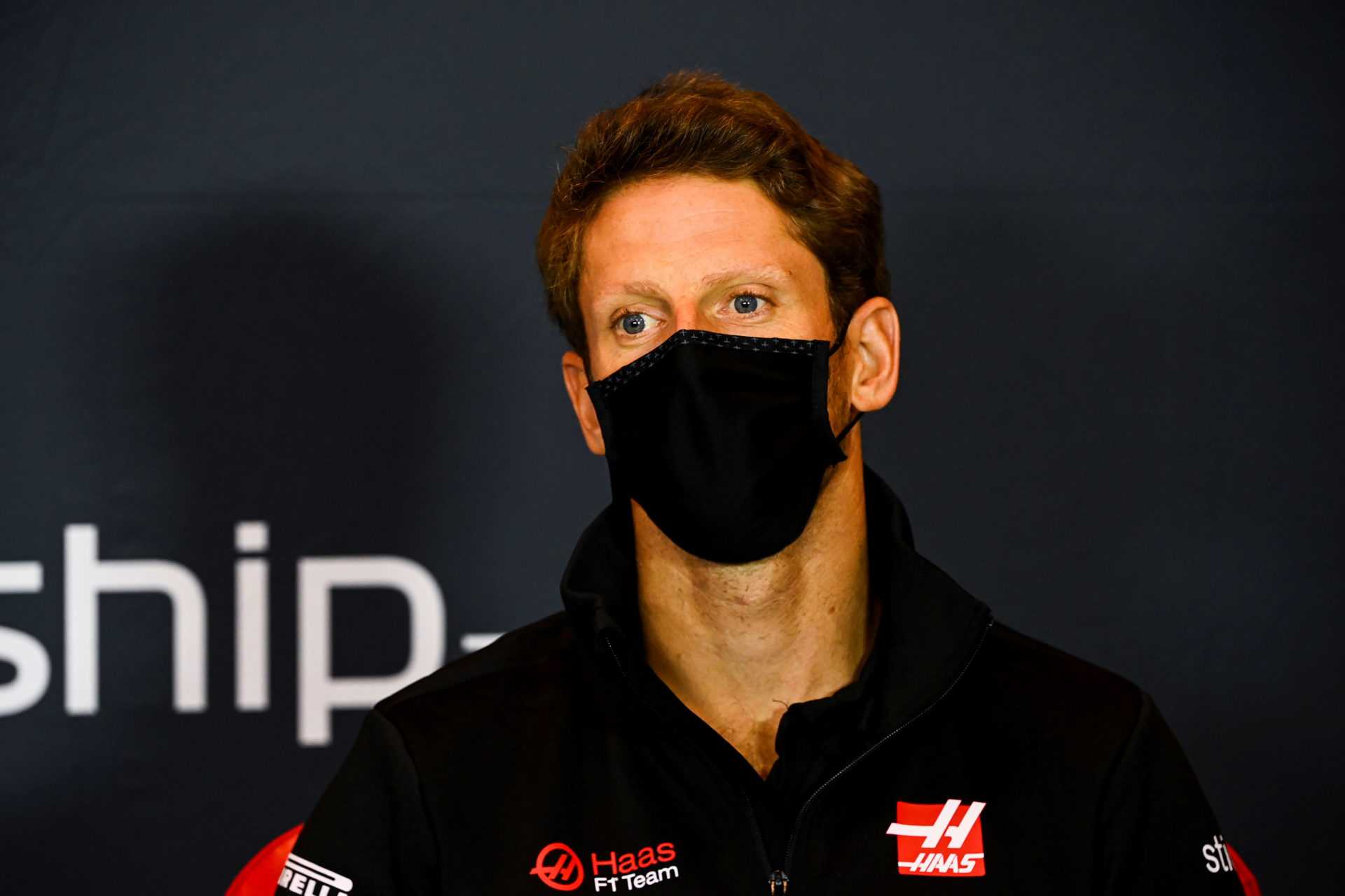 Romain Grosjean lors d'une conférence de presse avant le Grand Prix de Turquie