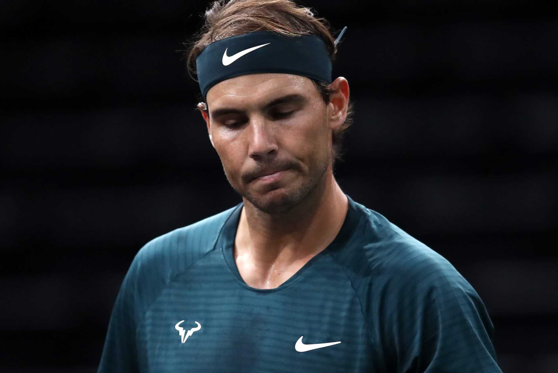 Rafael Nadal déçu - Paris Masters 1000