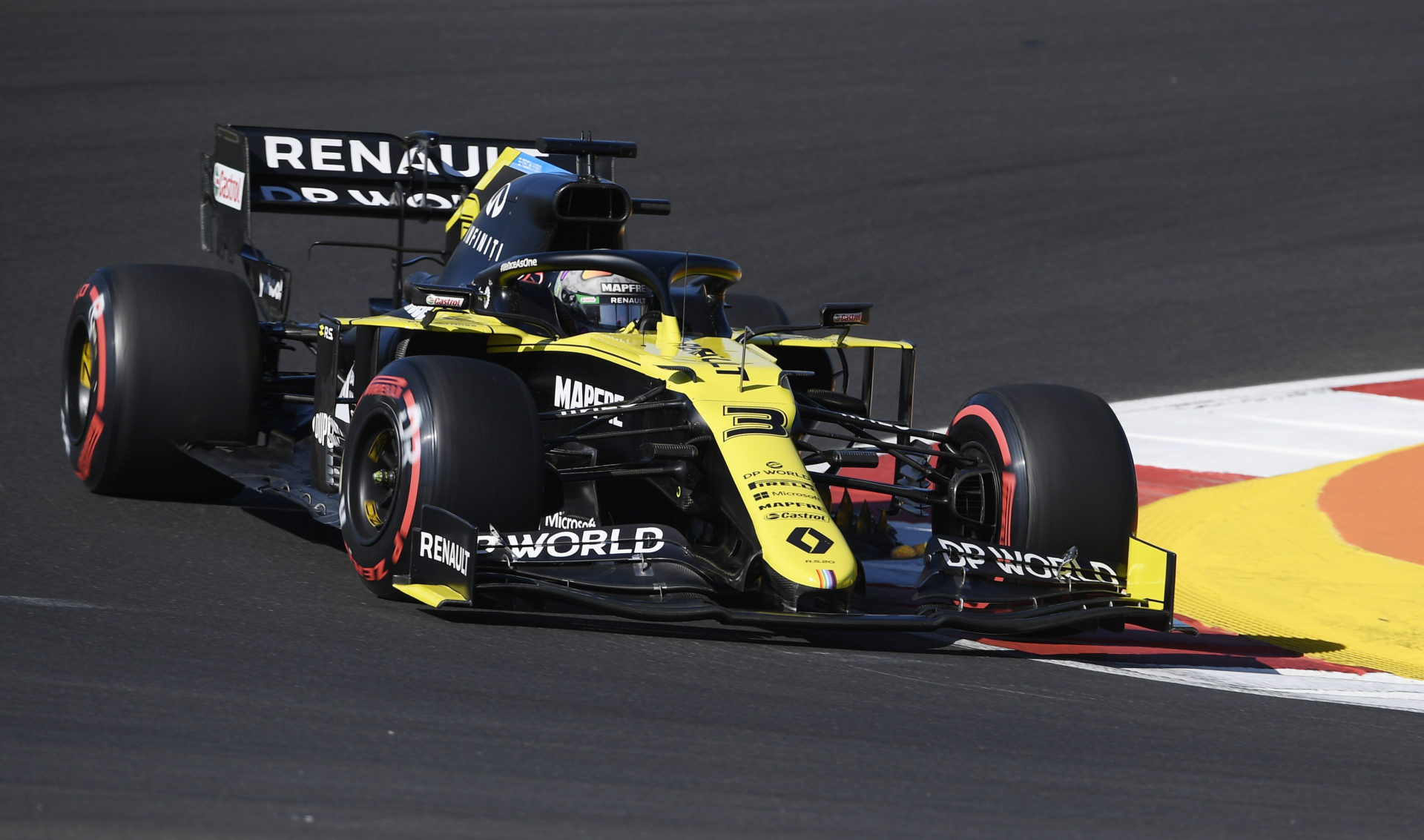 Daniel Ricciardo de Renault F1 lors de la pratique du GP du Portugal