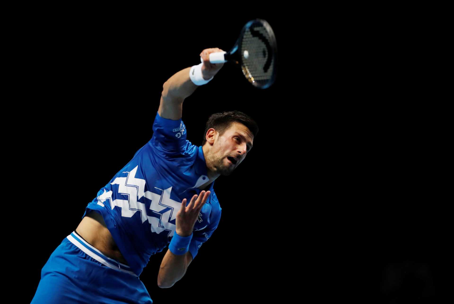 Novak Djokovic aux finales ATP 2020