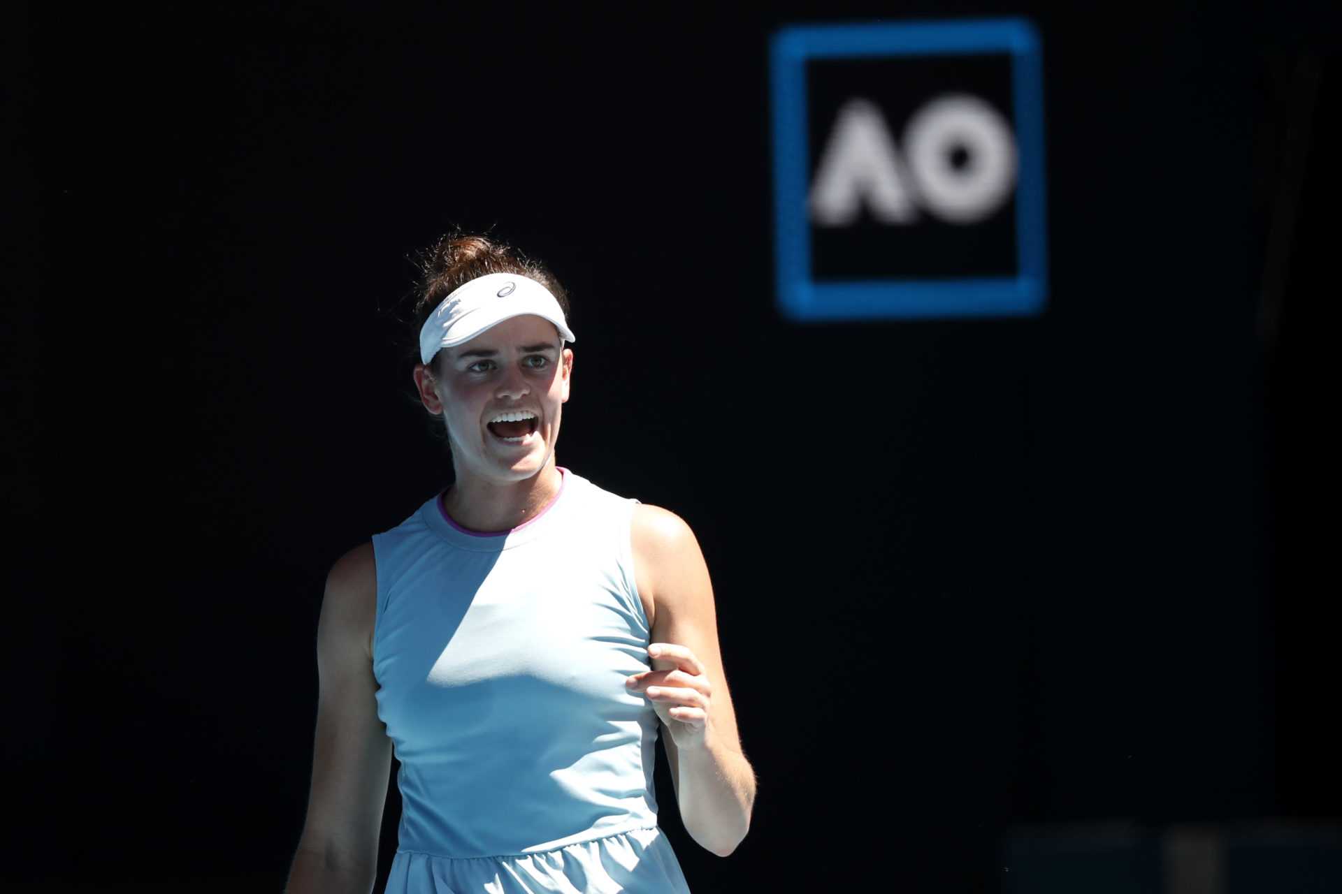 «J'ai une chance de gagner»: Jennifer Brady lors de l'affrontement avec Naomi Osaka lors de la finale féminine de l'Open d'Australie 2021