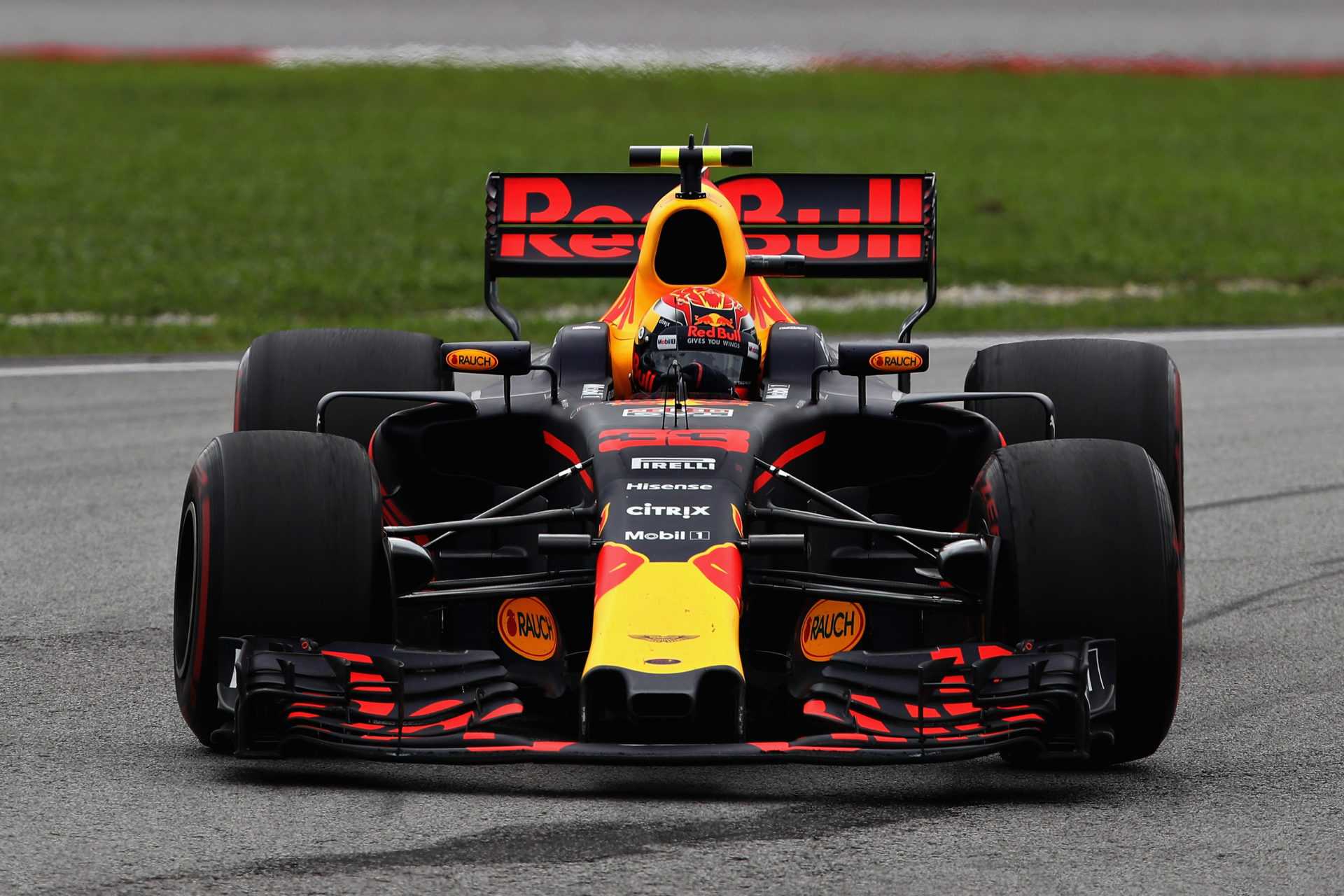 Pilote Red Bull Max Verstappen lors du GP de Malaisie