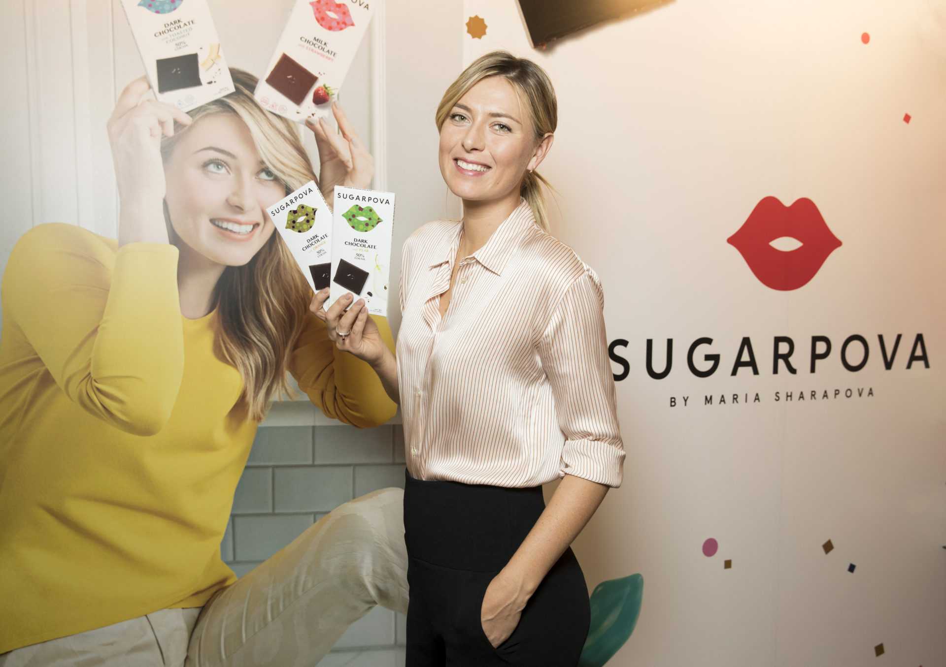 Maria Sharapova célèbre le chocolat SUGARPOVA