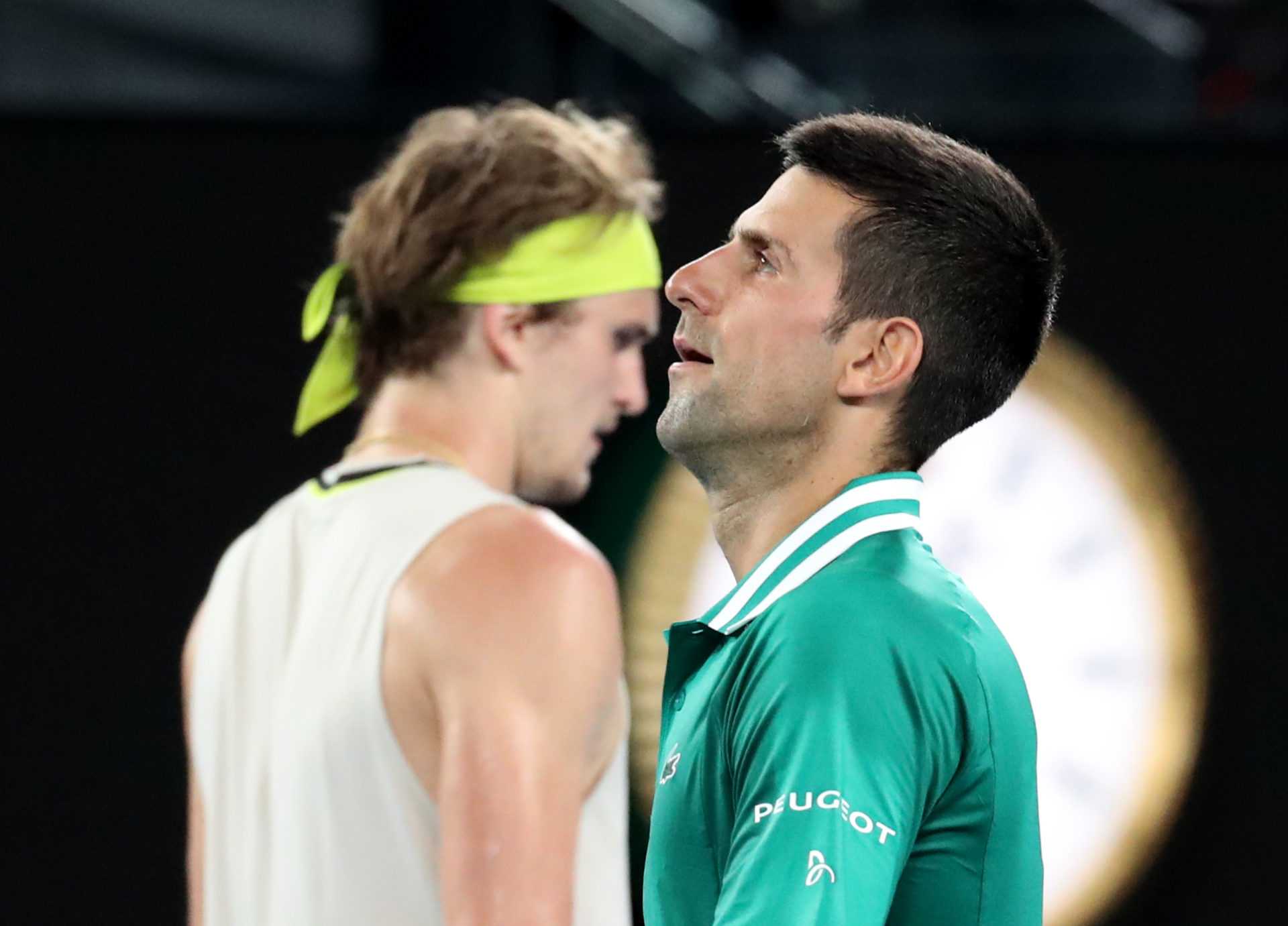 Novak Djokovic et Alexander Zverev