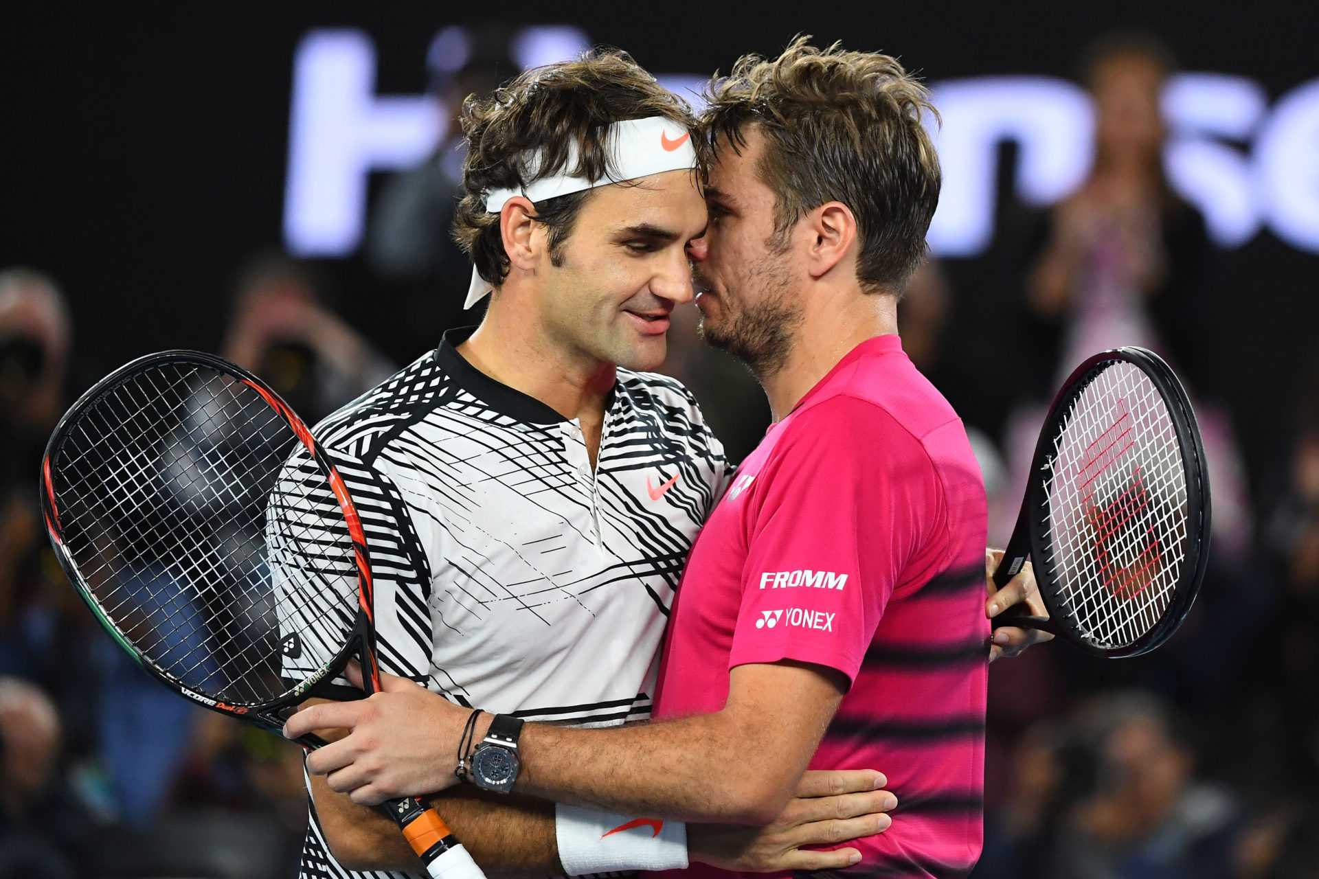 Roger Federer et Stan Wawrinka / tennis