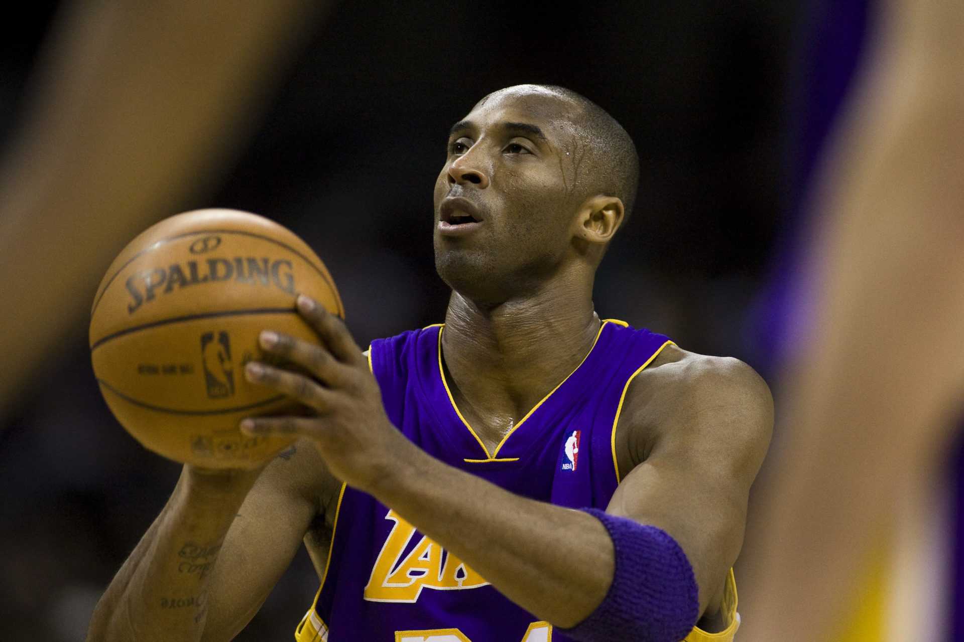 Le gardien de tir des Los Angeles Lakers Kobe Bryant