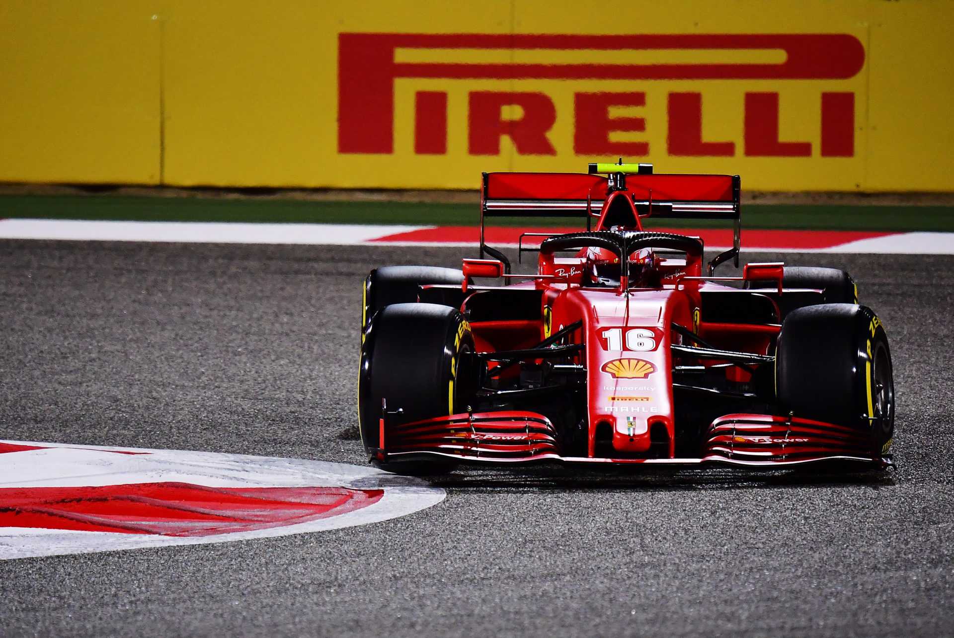 Leclerc au volant de Ferrari au GP de Sakhir