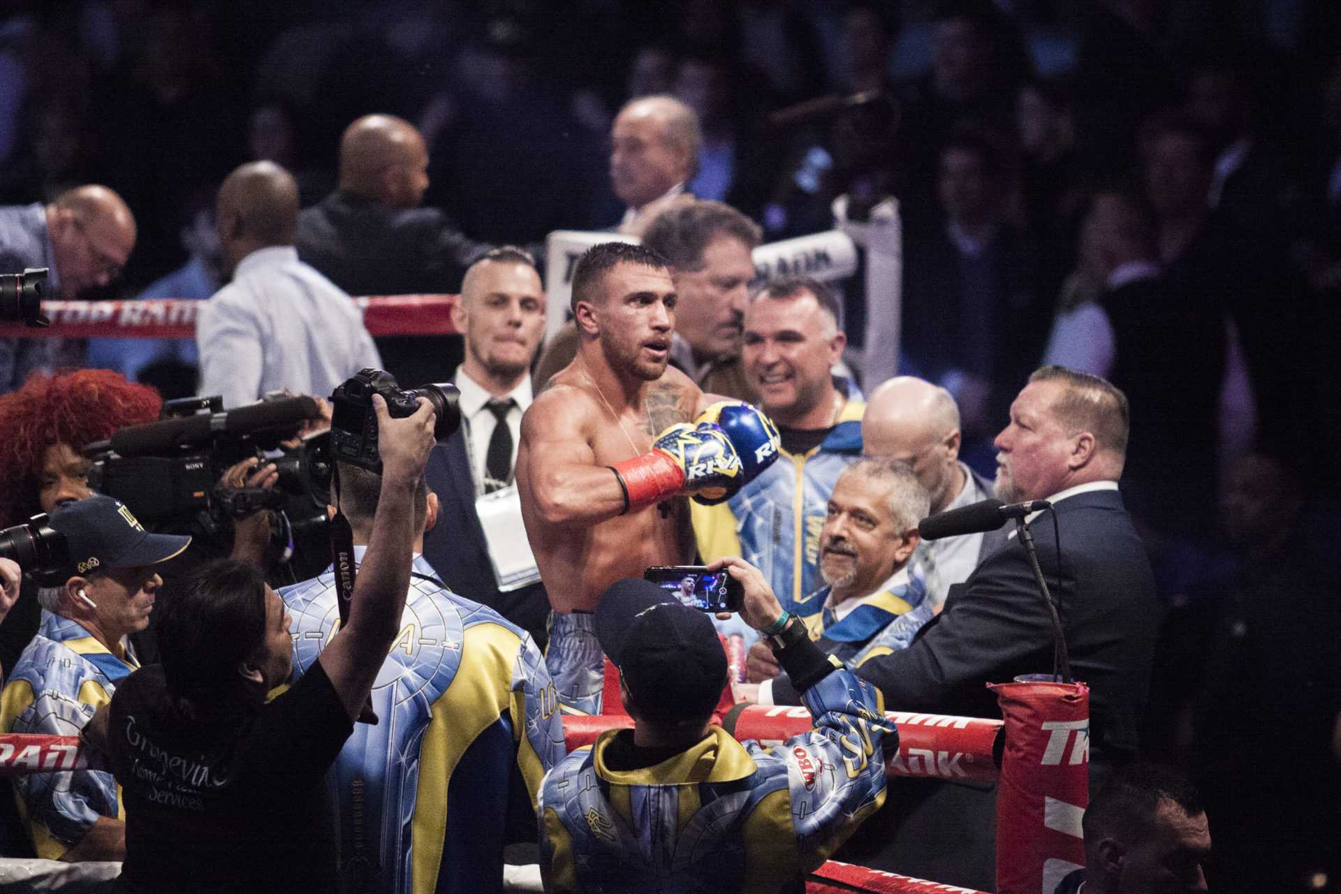Vasyl Lomachenko sur le ring