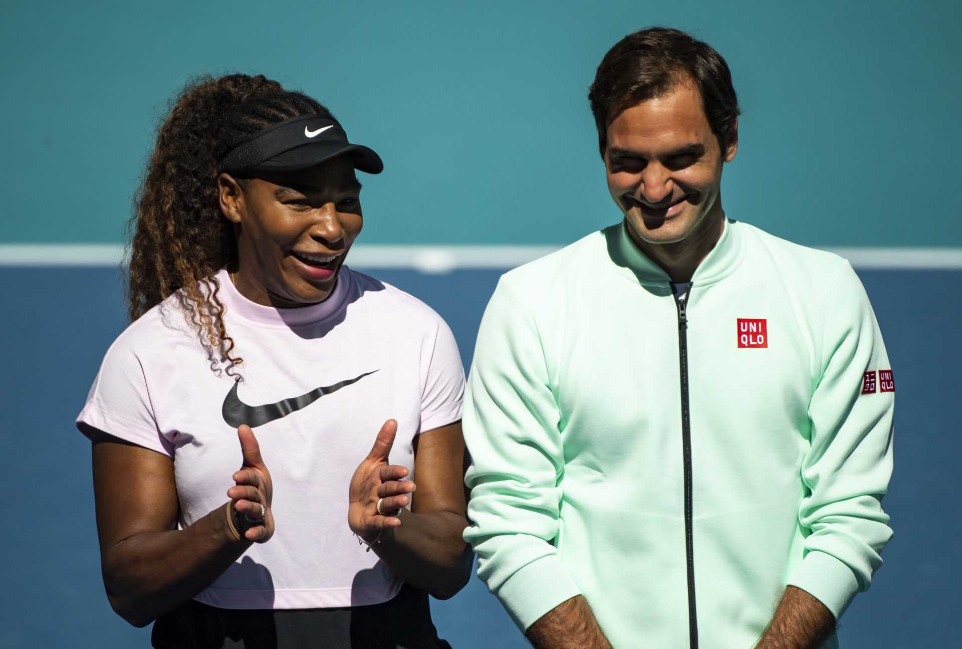 Roger Federer et Serena Williams Miami Open 2021