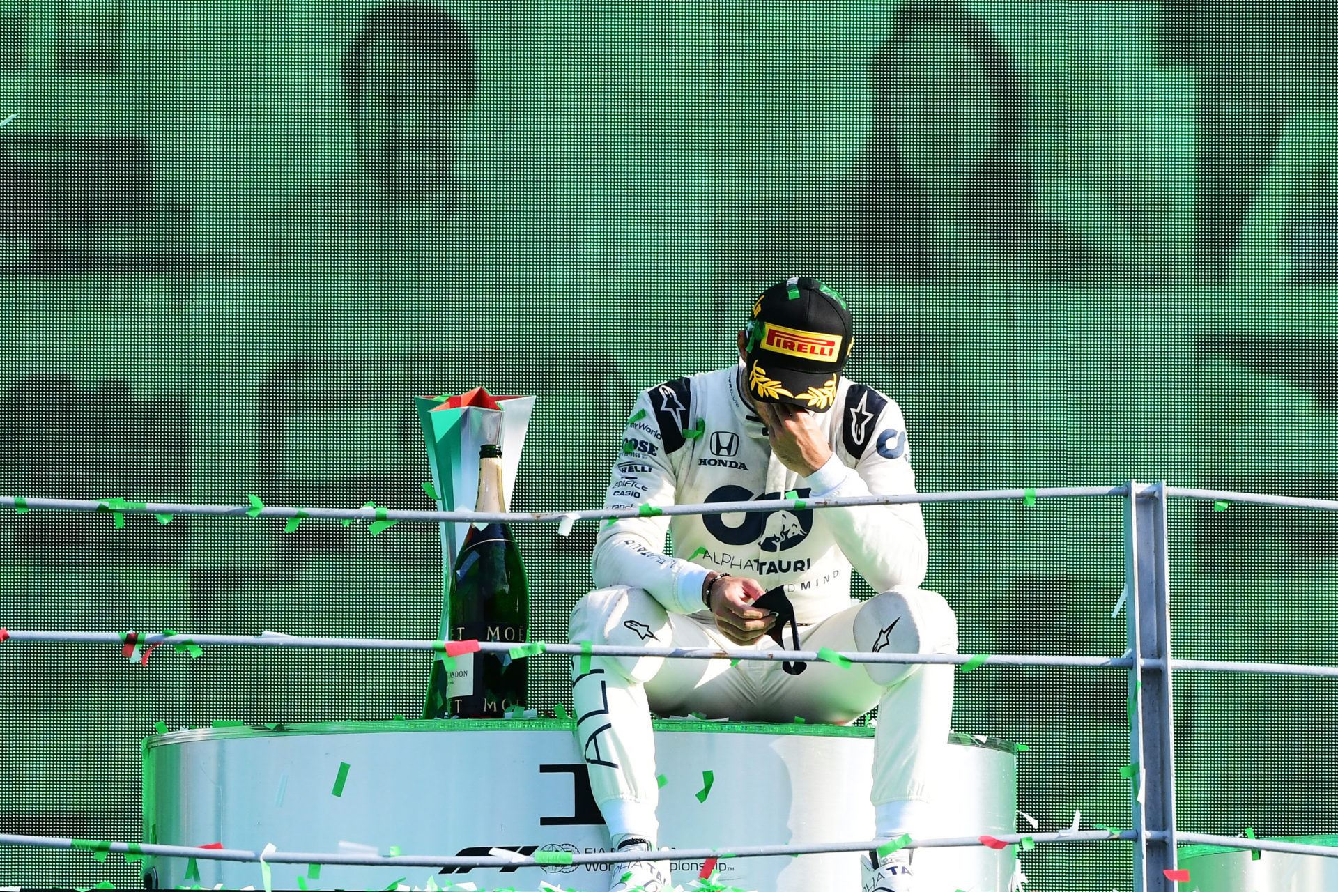 Pierre Gasly explique le moment émotionnel sur le podium après la victoire de Shock F1 à Monza