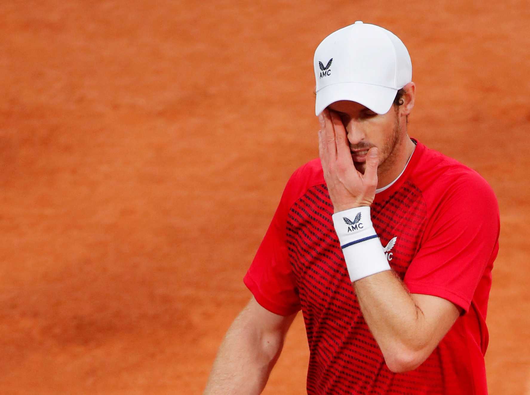 Andy Murray après sa défaite à Roland-Garros