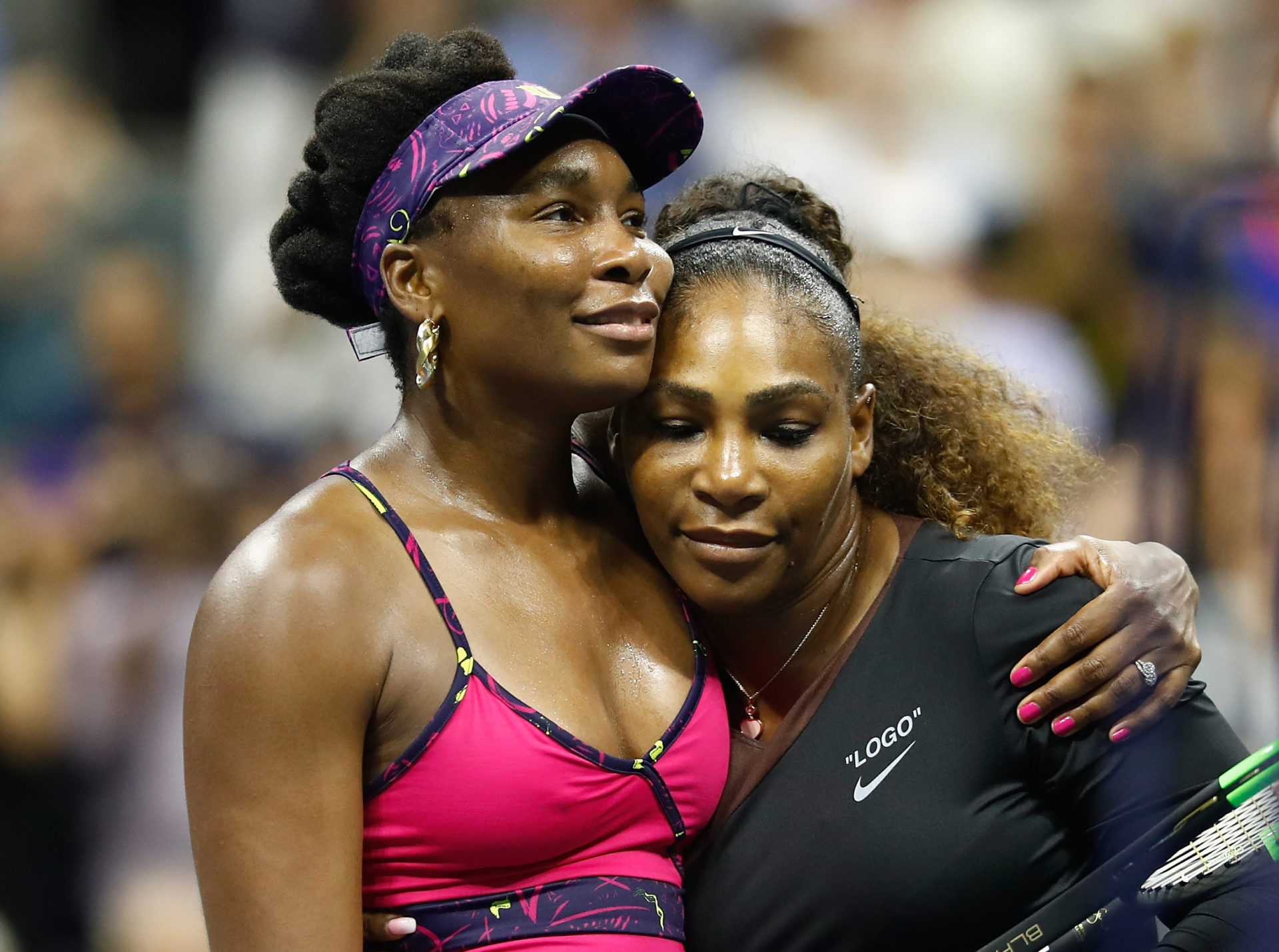 Serena Williams avec Venus Williams