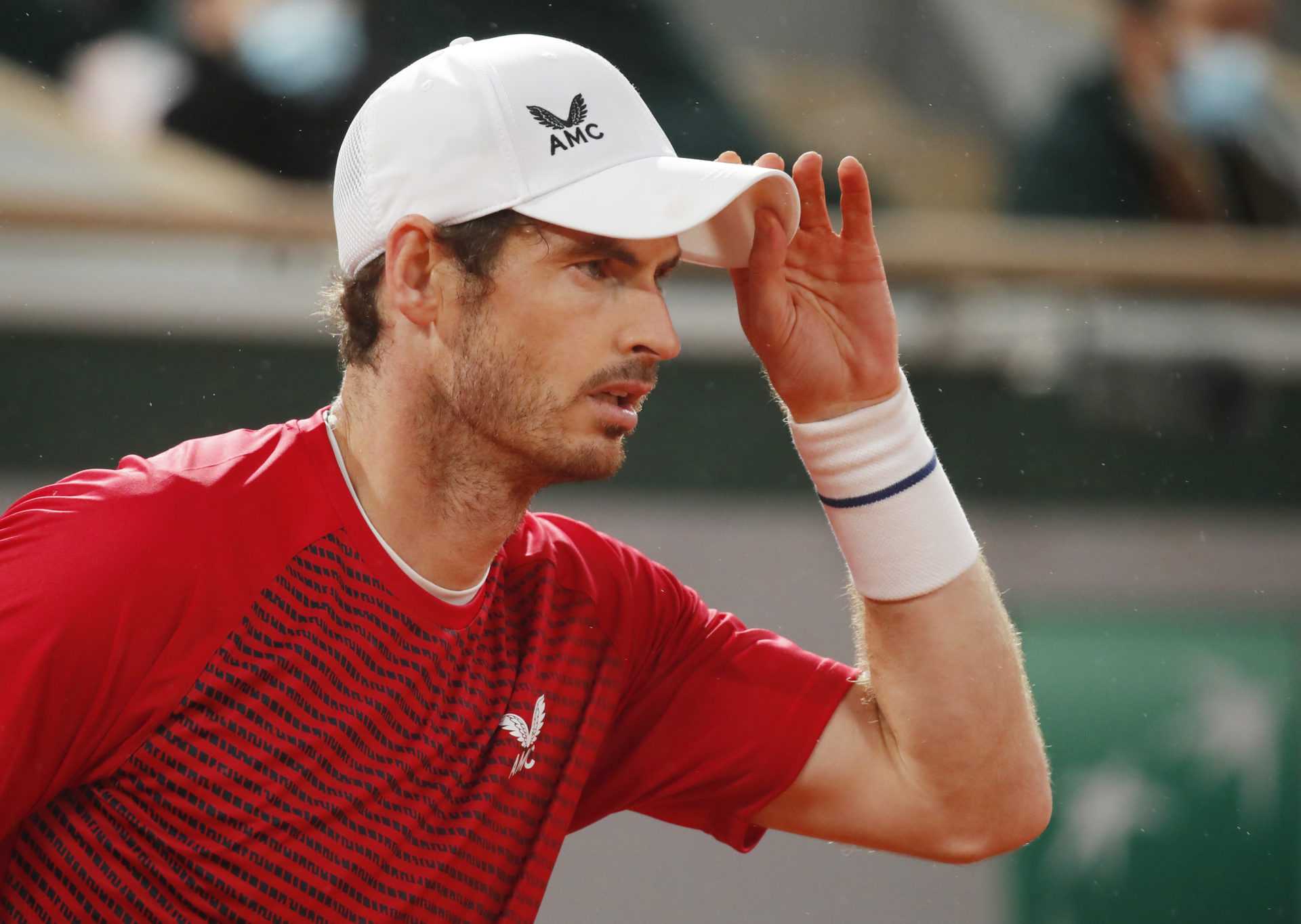 Andy Murray à l'Open de France 2020