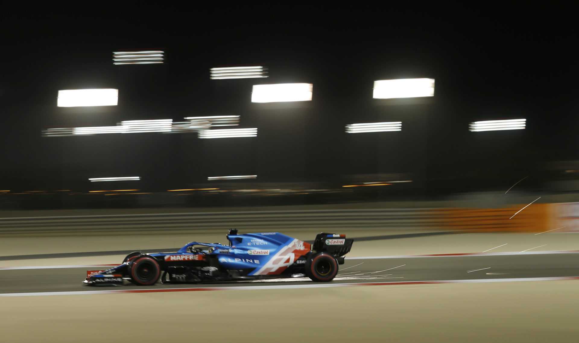 Fernando Alonso lors de la pratique du GP de Bahreïn