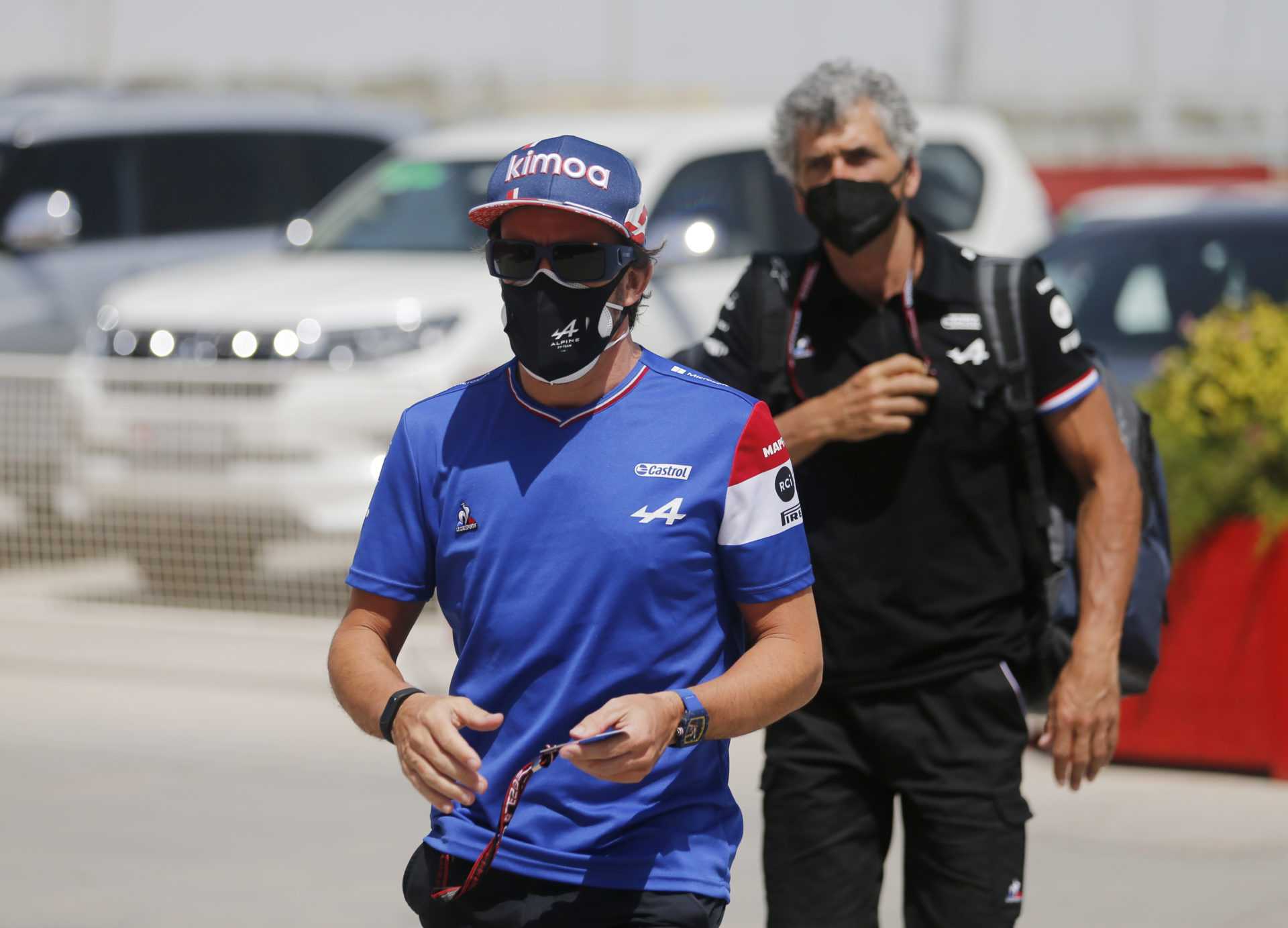 Fernando Alonso sur le circuit de Bahreïn