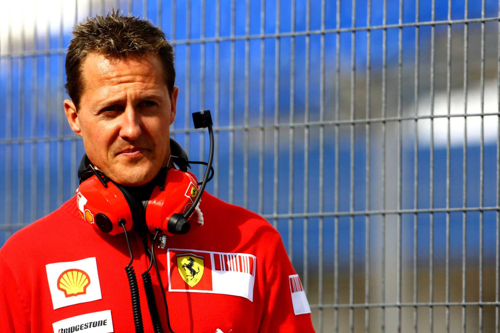 Michael Schumacher d'Allemagne et de l'équipe Ferrari