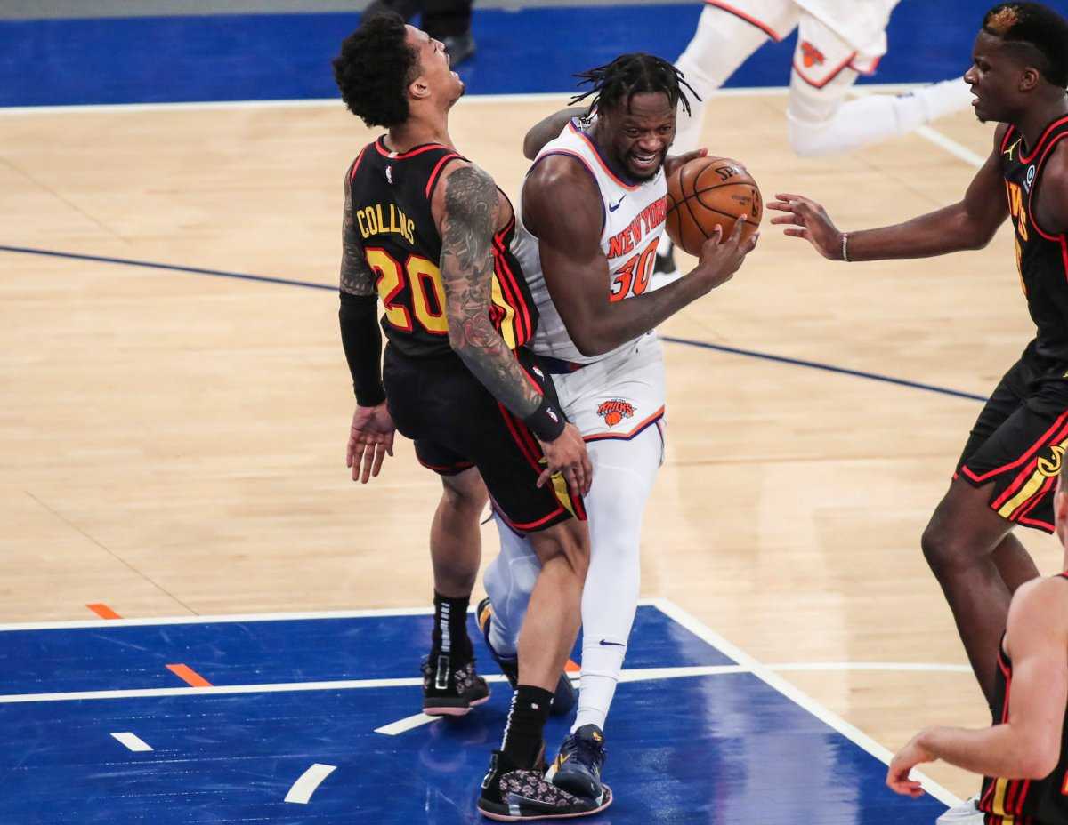 Julius Randle jouera-t-il ce soir?  New York Knicks vs Atlanta Hawks Game 2: Prédictions, blessures et alignements