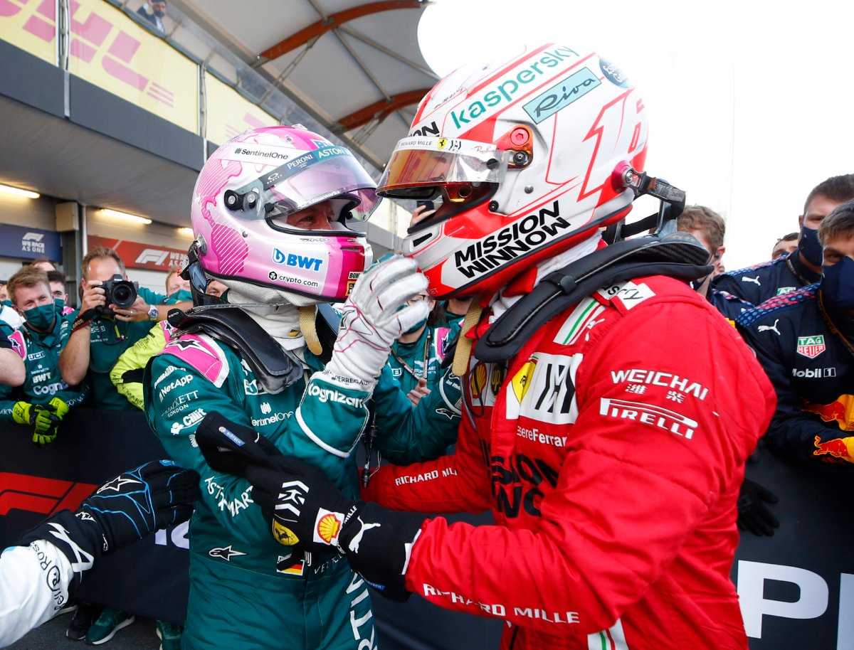 Sebastian Vettel explique comment il a mis en garde avec effronterie Charles Leclerc avant la course de F1 à Bakou