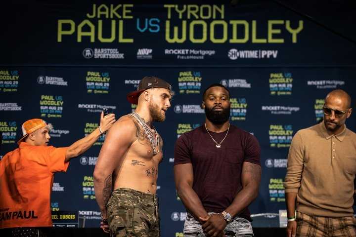 Mike Tyson, Tommy Fury et des personnalités de la boxe prédisent Jake Paul contre Tyron Woodley