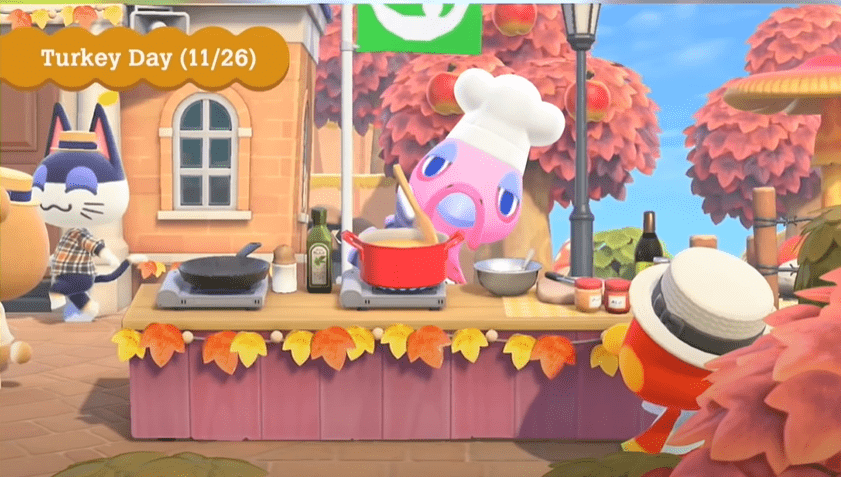 Animal Crossing: New Horizons - Changements majeurs à venir pour la journée de la dinde concernant les recettes de bricolage