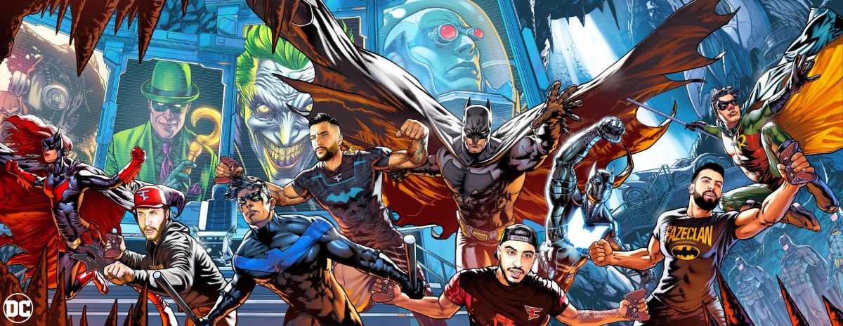 Les membres du clan FaZe combattront le crime avec la famille Bat dans le cadre d'une collaboration à venir avec DC Comics