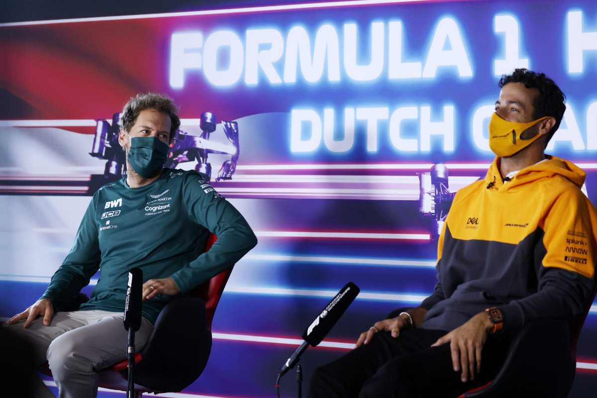 REGARDER: Sebastian Vettel et Daniel Ricciardo mettent en scène ce qui leur manquera à propos de Kimi Raikkonen