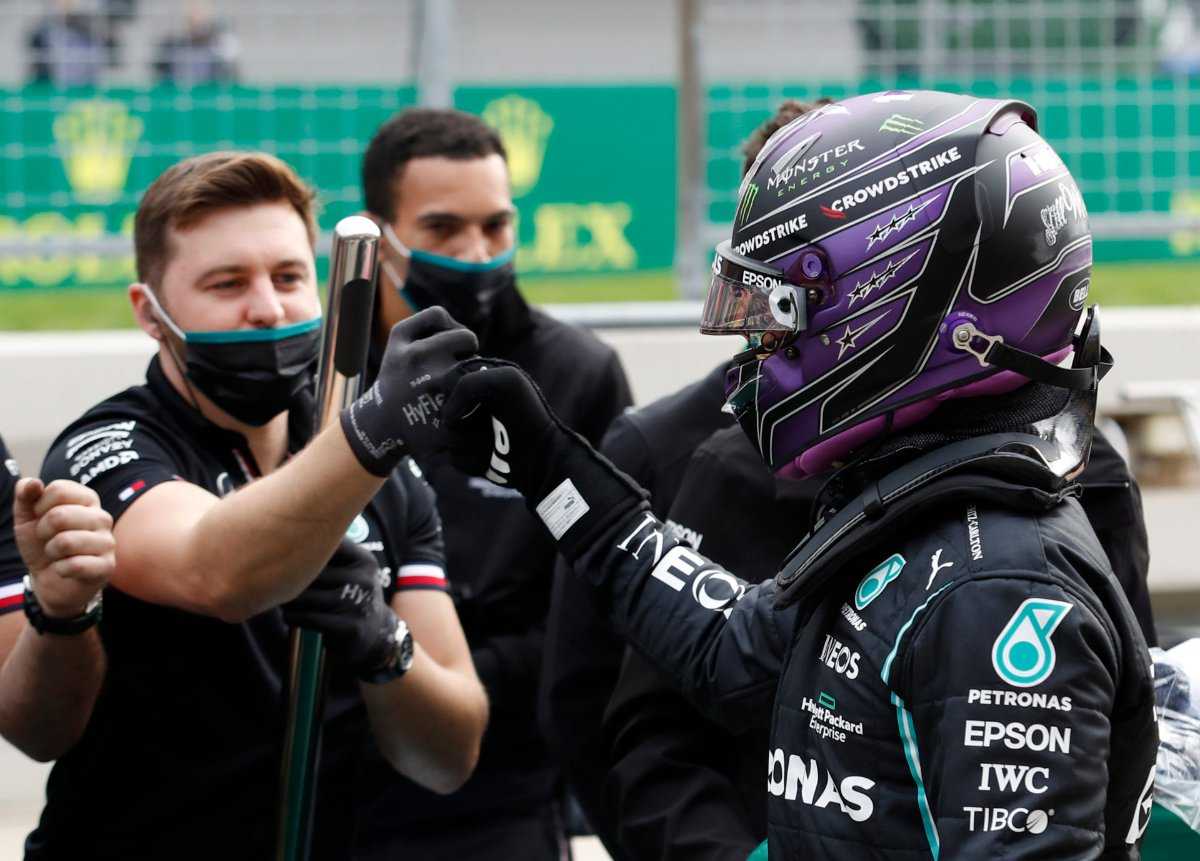 Lewis Hamilton nie être furieux contre l'explosion de la radio Mercedes Depite F1 au GP de Turquie