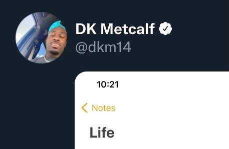 'Parlons de la vie' - DK Metcalf publie une déclaration étrange après la cinquième défaite des Seahawks de Seattle