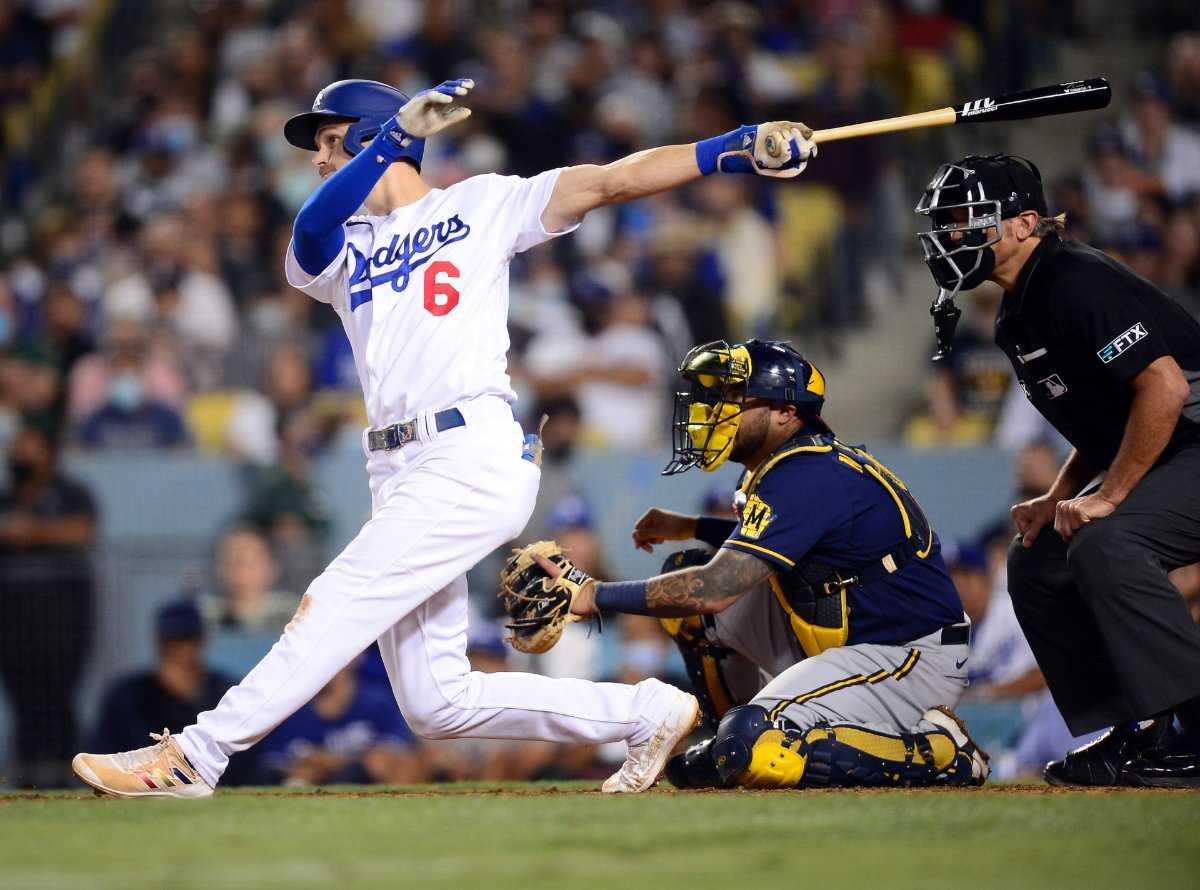REGARDER: Trea Turner Massive Grand Slam sauve la journée des Dodgers de Los Angeles
