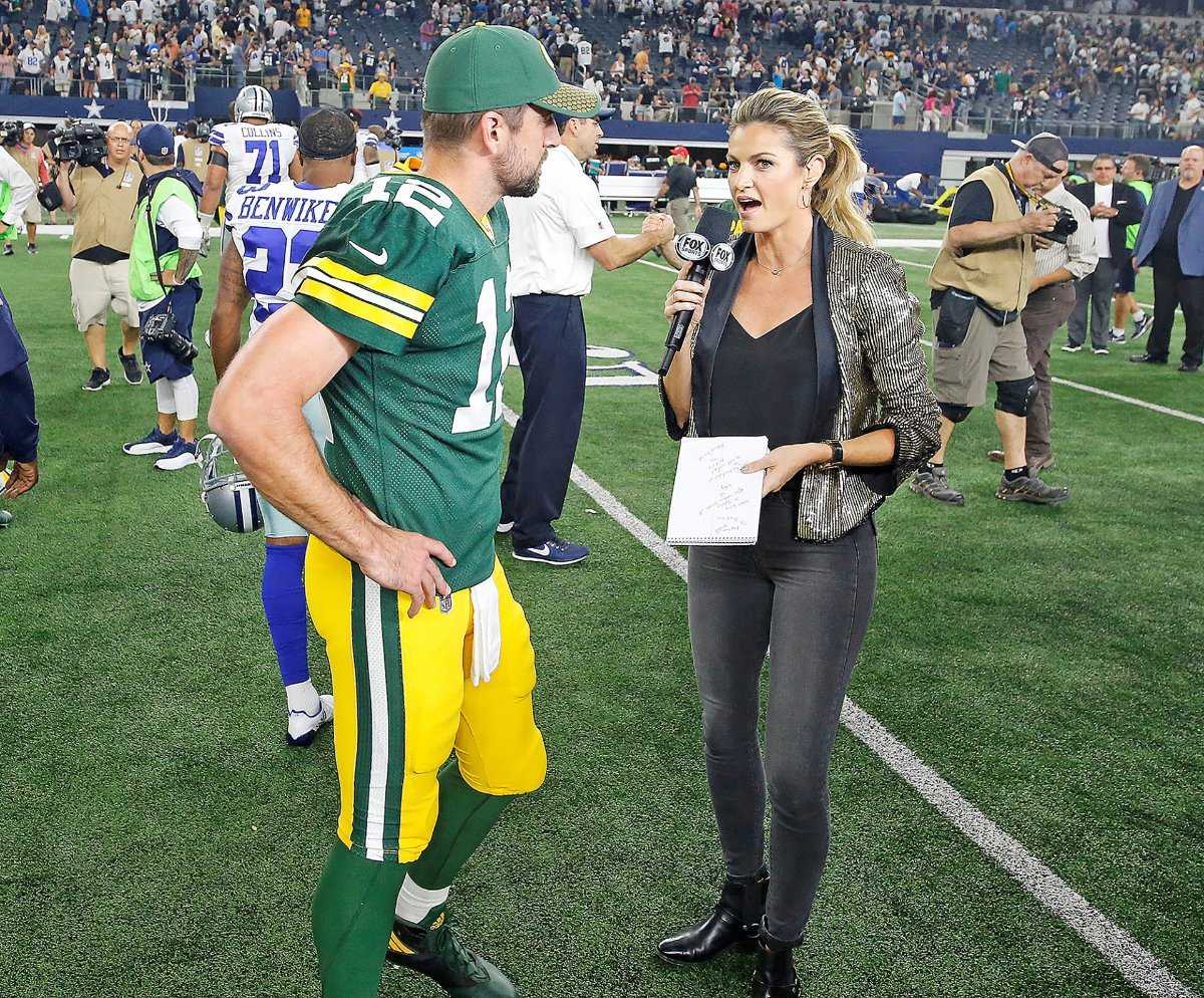 «Je tire la chasse d'eau»: la journaliste de la NFL Erin Andrews révèle l'histoire embarrassante d'Aaron Rodgers