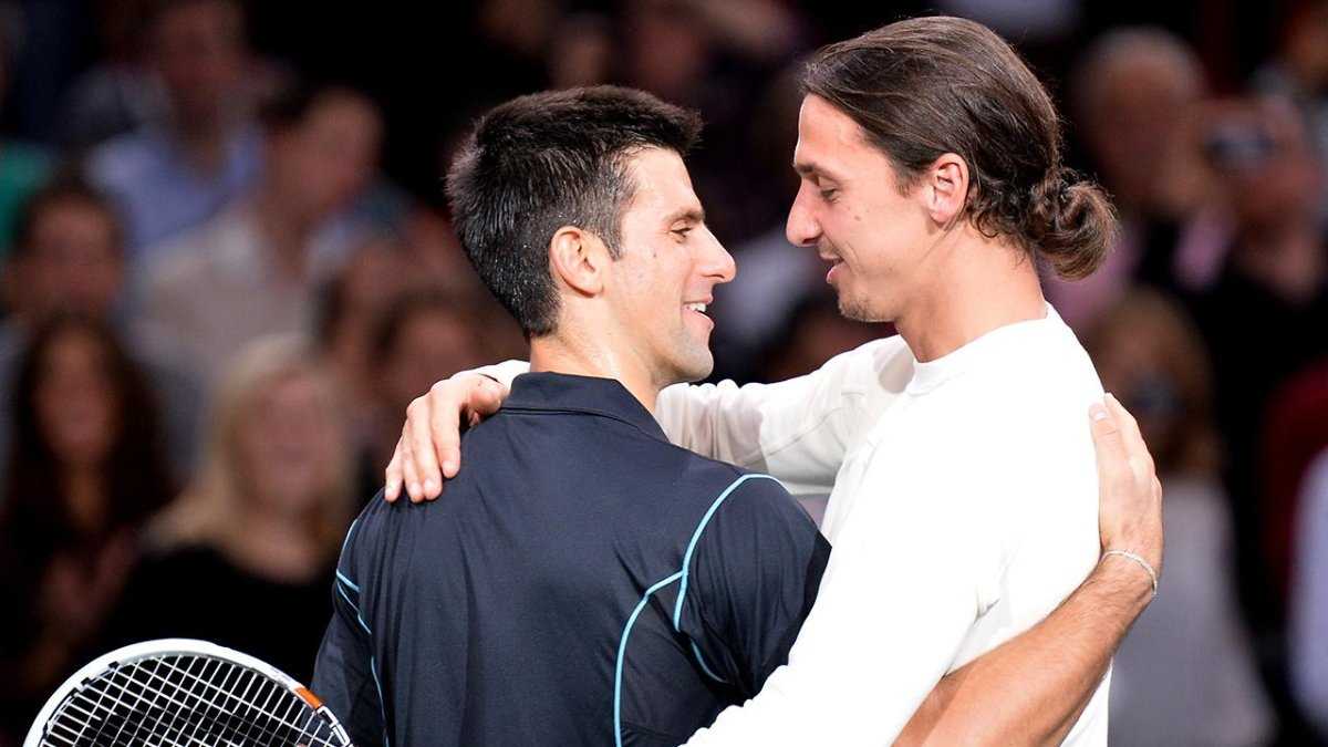 LION & WOLF : Zlatan Ibrahimovic rend visite à son vieil ami Novak Djokovic aux finales ATP 2021