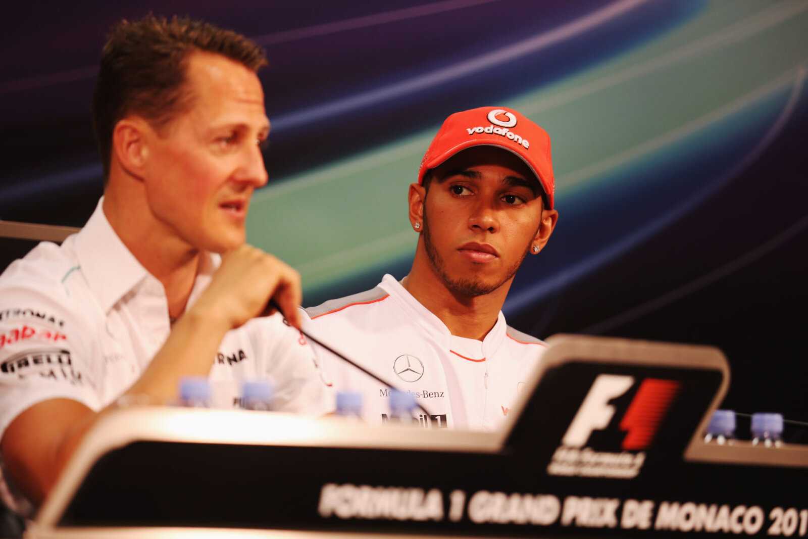 Michael Schumacher empêche par inadvertance Massa de soutenir Lewis Hamilton