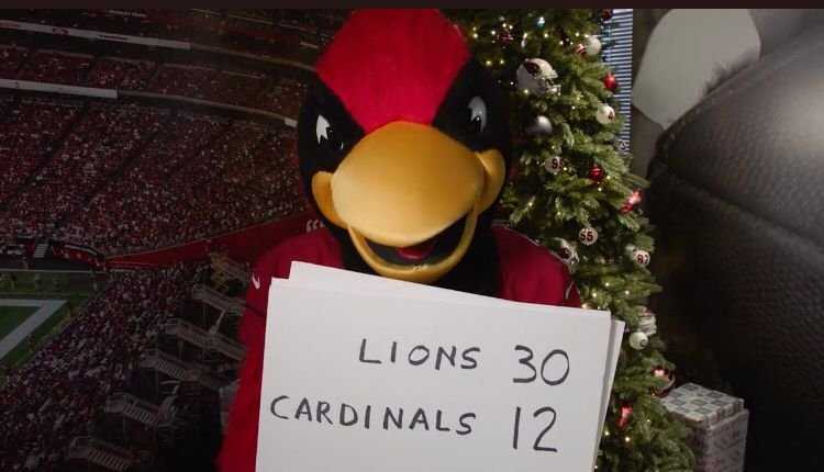 Tout simplement embarrassant !  Les Cardinals de l'Arizona se trolls avec un message de Noël unique
