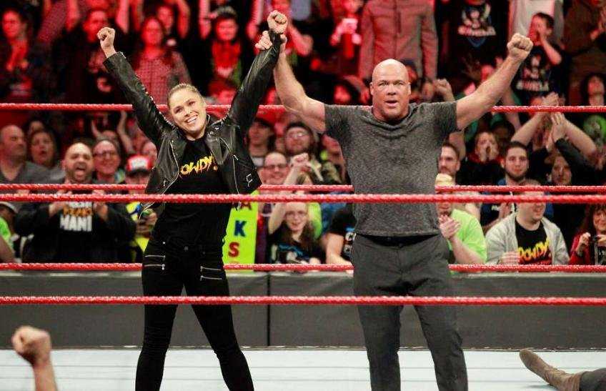 La légende de la WWE Kurt Angle révèle un énorme malentendu qu'il avait à propos de Ronda Rousey