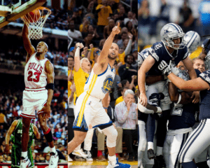 La star des Cowboys de Dallas fait face à la colère du monde de la NBA pour avoir assimilé Stephen Curry et Michael Jordan en tant que guerriers Tank Mavs