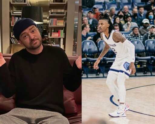 La superstar de la pop Justin Timberlake a joué un grand rôle dans l’ascension de Ja Morant, All-Star NBA des Grizzlies