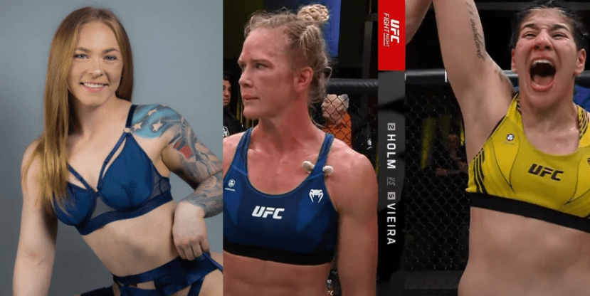 Le combattant de l'UFC récemment limogé Kay Hansen parmi ceux qui ont applaudi aux allégations de "vol" de Ketlen Vieira-Holly Holm