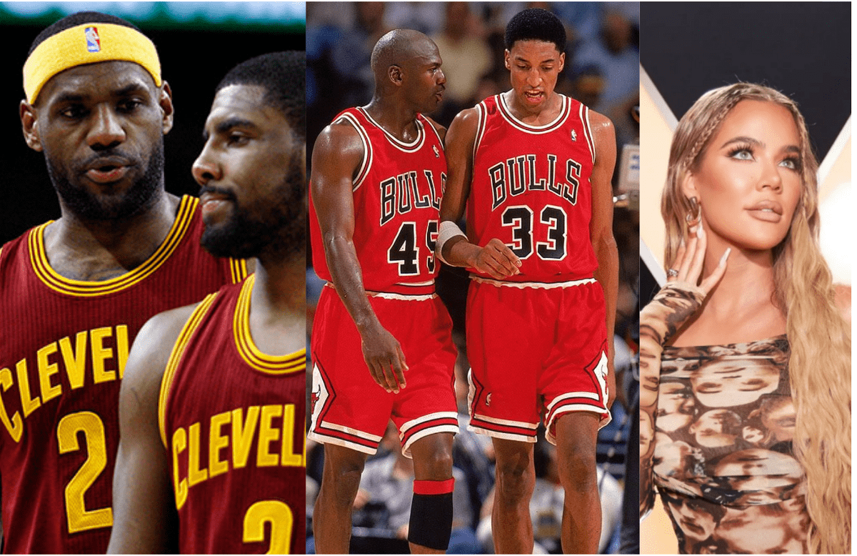 L'ex-mari de Khloe Kardashian met LeBron James et Kyrie Irving au même niveau que Michael Jordan et Scottie Pippen